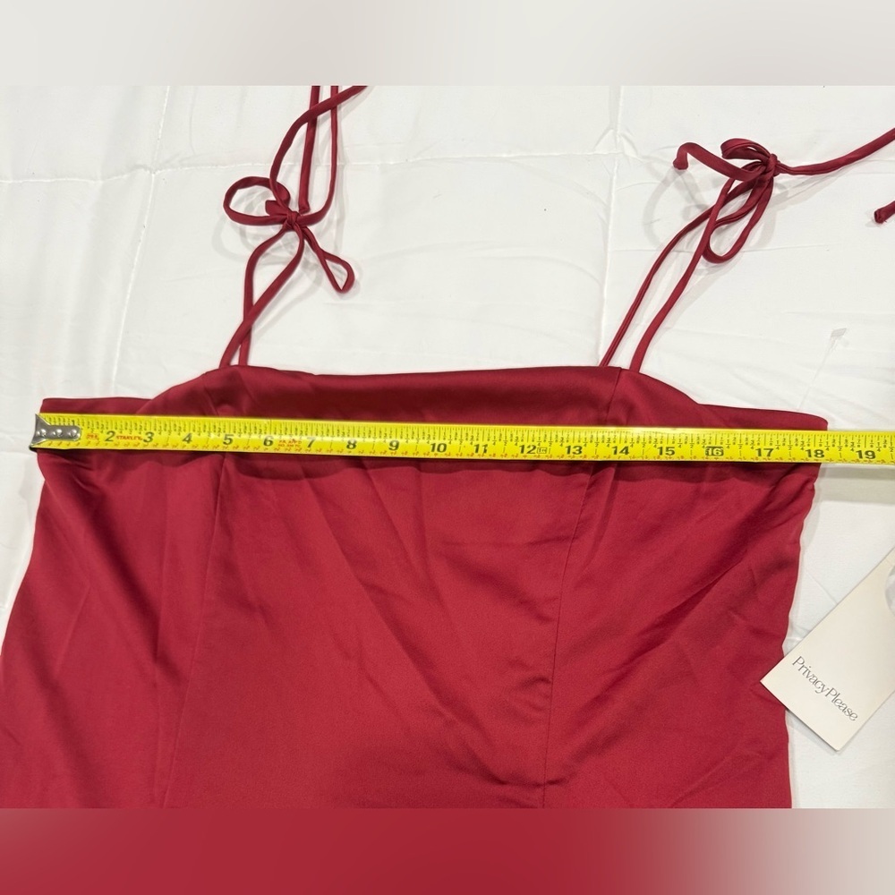 Privacy Please Wine-Red Slip Dress - Picture 7 of 10